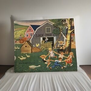 1962 VTG-I Like the Country Music Living Book Silver Burdett Children Song Book
